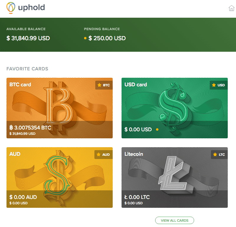 Is uphold a wallet or exchange