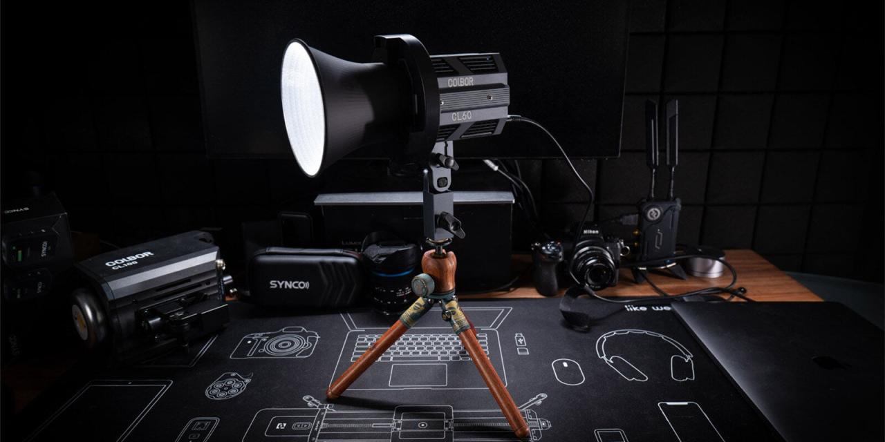 Studio lights for videography