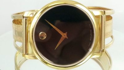 Engraved Movado Watch Timeless Elegance