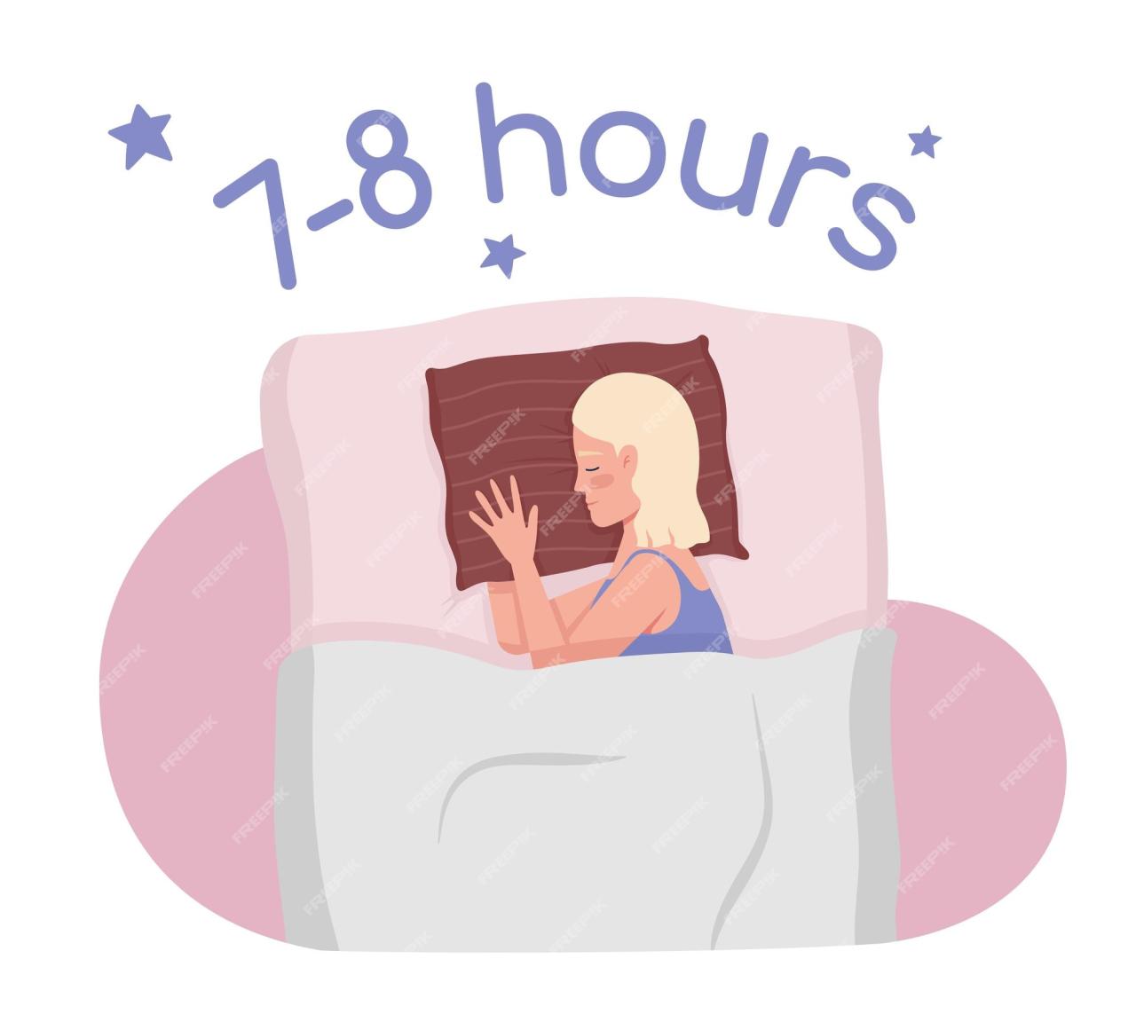 Premium Vector | Get enough sleep 2d vector isolated illustration Premium Vector | Get enough sleep 2d vector isolated illustration