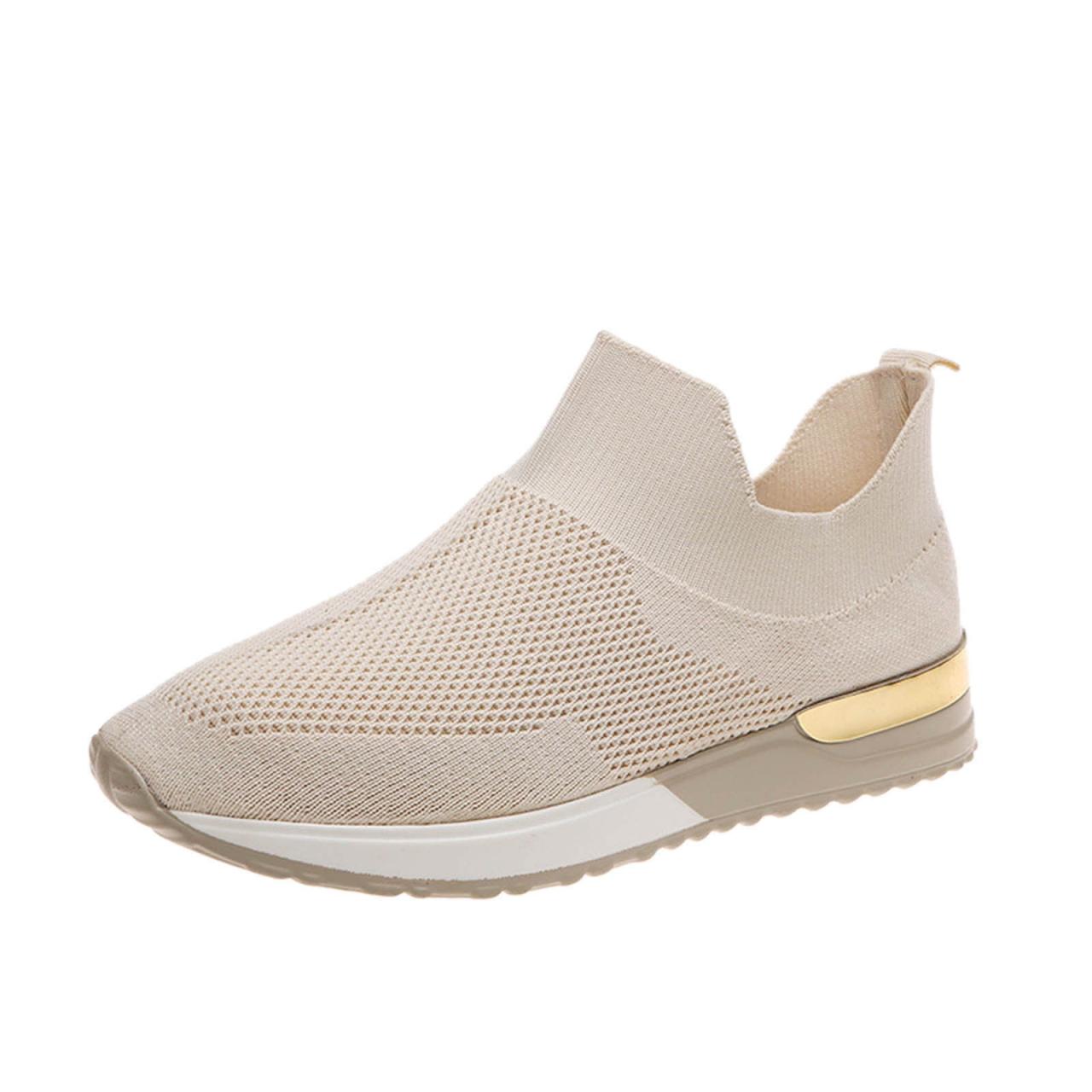Nsendm Womens Walking Shoes Wide Toe Shoes Breathable Fashion Sneakers ...