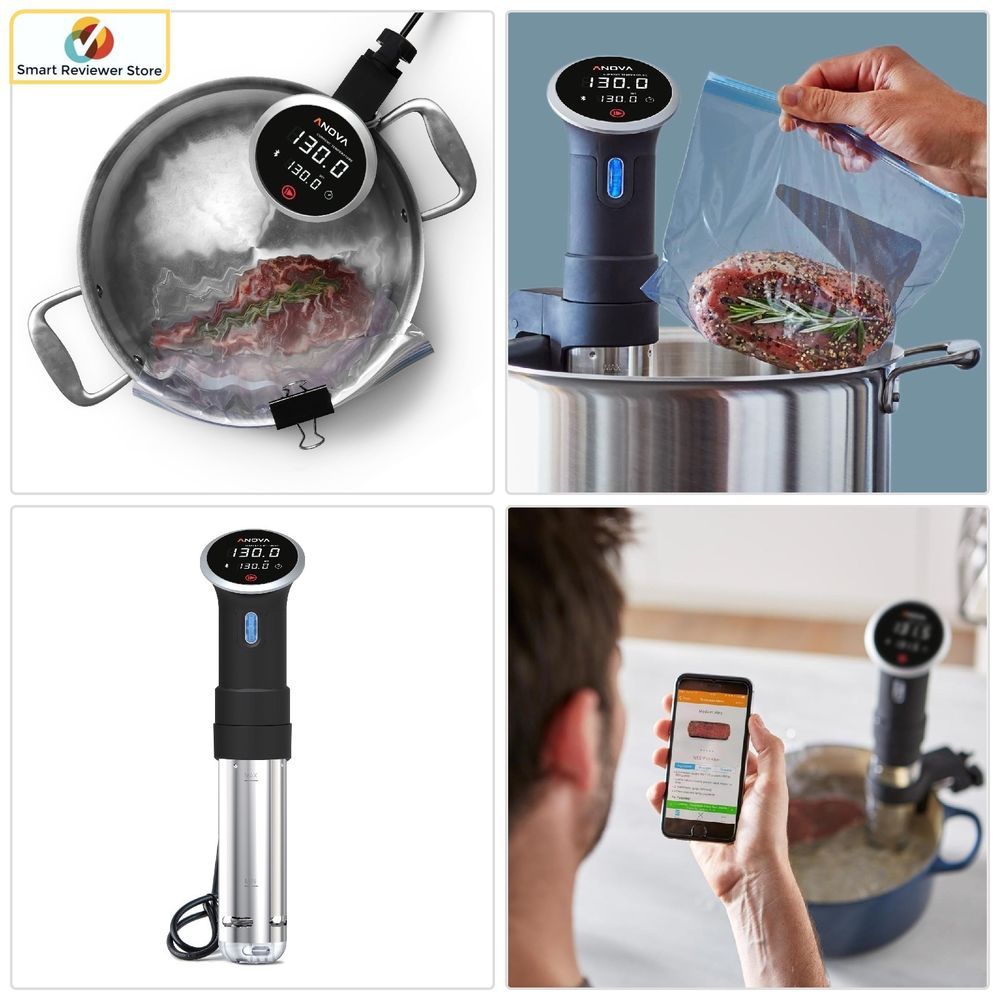 Anova Culinary Sous Vide Precision Cooker Pro (1200 Watts) and ... Anova Culinary Sous Vide Precision Cooker Pro (1200 Watts) and ...