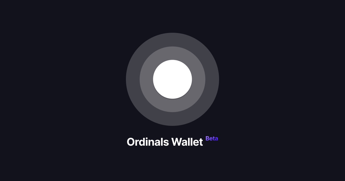 Ordinals Wallet